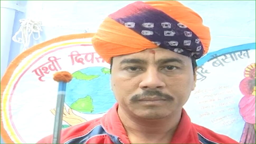 kishan chandra purohit is turban king of bikaner in rajasthan 