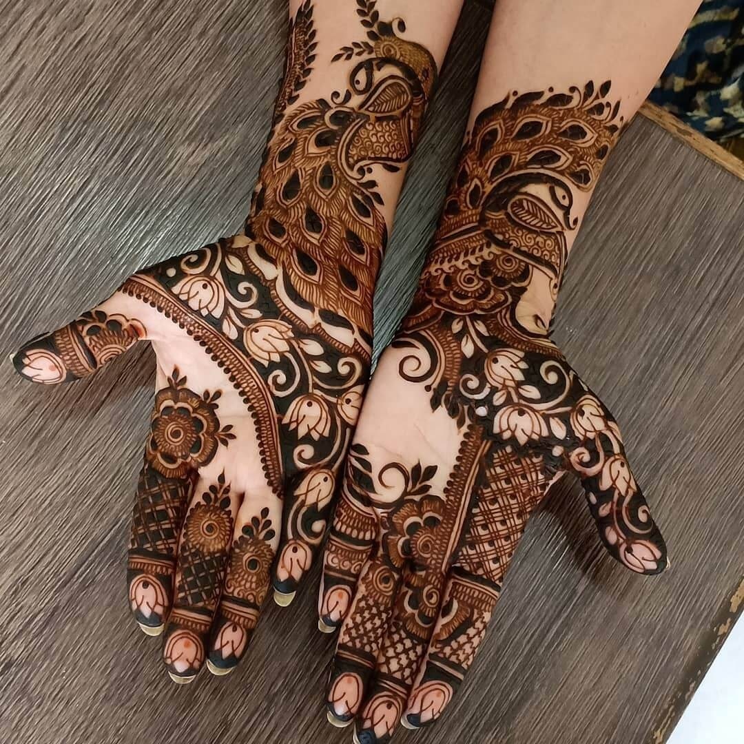 21 लेटेस्ट और ट्रेंडिंग मेहंदी डिजाइन फोटो के साथ - Navratri Ke Liye Latest Mehndi  Designs in Hindi