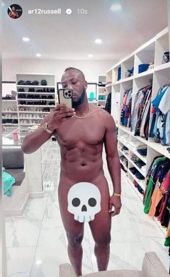 andre russell nude selfie
