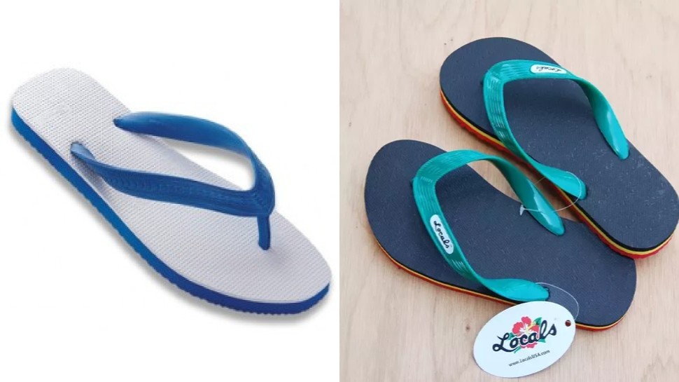 Locals Original Flip Flop Sandals, Translucent Turquoise, Size 6.5 -  Walmart.com