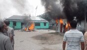 TMC दफ्तर के बाहर अज्ञात लोगों ने की आगजनी, बीजेपी कार्यकर्ताओं पर लगा आरोप TMC दफ्तर के बाहर अज्ञात लोगों ने की आगजनी, बीजेपी कार्यकर्ताओं पर लगा आरोप