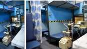 isolation center in train boggy