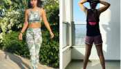 hina khan trendy work out looks