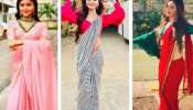 bigg boss contestant rubina dilaik best traditional saree