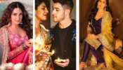 bollywood stars amazed their fans by Diwali look