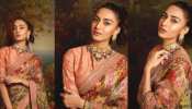 erica fernandes got her photoshoot in silk saree photos viral on social media