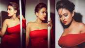 nia sharma got her latest photoshoot in red dress photos viral on social media