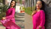 Monalisa got her latest photoshoot in pink salwar suit photos viral on social media