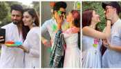 television couple celebrated holi with love aly goni jasmin bhasin