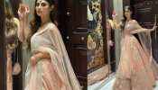 mouni roy shares beautiful photos in pink lehenga traditional look