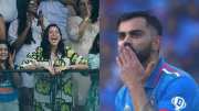 ODI WC 2023 anushka sharma reaction after virat kohli 50th ODI century IND Vs NZ