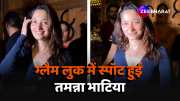  actress tamanna bhatia glamorous look in black dress video went viral