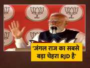 PM Modi Targeted Lalu Yadav In Gaya Rally Prime Minister Said RJD Is Biggest Face Of Jungle Raj In Bihar