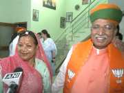 Bikaner Lok Sabha Election Arjunram Meghwal came out to vote wife sang a song