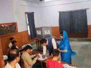Rajasthan Lok Sabha Election 2024 Rajyavardhan Singh Rathore reached to vote