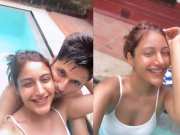 हनीमून पर पति करण शर्मा संग रोमांटिक हुईं सुरभि चंदना, TV की &#039;नागिन&#039; ने स्वीमिंग पूल में दिखाईं अदाएं