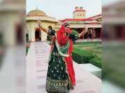 Rajasthani Ghoomar dance video went viral on social media 
