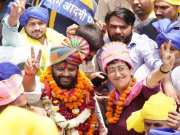 Lok Sabha Election: नामांकन से पहले प्रत्याशियों ने किया शक्ति प्रदर्शन, AAP ने निकाला आशिर्वाद यात्रा