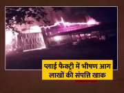 Massive Fire Breaks Out In Ply Factory Muzaffarpur Fire Video Bihar