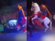 Viral Video Horse and man dance watch funny reaction of groom sitting above