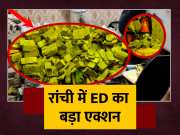 Jharkhand Ranchi ED Raid Big Action Pile Of Currency Notes Found From Minister PS House