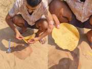 Rajasthan weather Papads get roasted in hot sunlight in Thar Desert