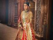 Radhika Merchant wedding chooses sister jewellery with heirloom piece sandeep khosla bridal lehnga