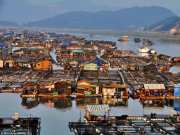 china tanka community lives on water floating homes not on land houses