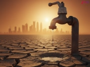 global water crisis top countries kuwait oman qatar bahrain lebanon cyprus