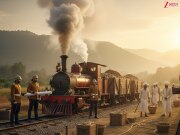 when did first freight train run in india