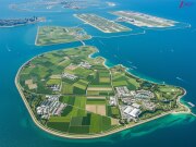 Worlds largest artificial man made islands Flevopolder Yas Island Palm Jebel Ali