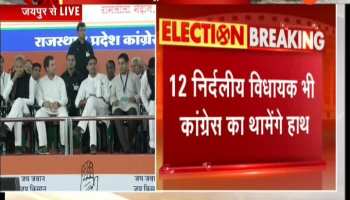 Ghanshyam Tiwari join Congresss hand, 12 Independent MLAs supports in rajasthan