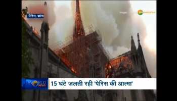 The terrible fire that took place in the famous church of Paris, France's famous church