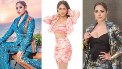 this winter try these blazer looks of actress Nushrratt Bharuccha