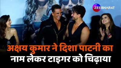 Akshay Kumar teases Tiger Shroff by taking Disha Patani name