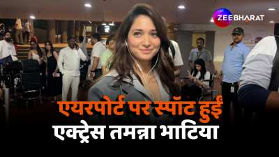  actress tamanna bhatiya spotted at airport give selfie to her fans video viral