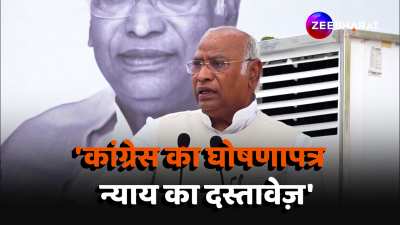 lok sabha election 2024 Mallikarjun Kharge slams bjp in Rajasthan Chittorgarh speech on Congress Manifesto watch this video 