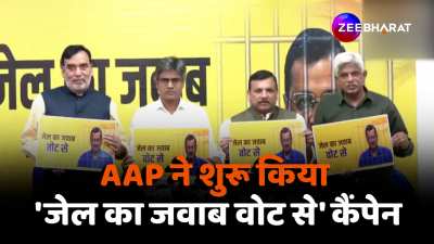 aam aadmi party launch lok sabha election 2024 campaign named jel ka jawab vote se 