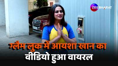 bigg boss fame ayesha khan flaunts her curvy figure in yellow tshirt video went viral