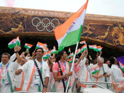 Paris Olympics opening ceremoney top photos moments india delegation lady gaga