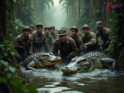 myanmar ramree island mystery crocodile attacked 1000 soldiers only 20 survived