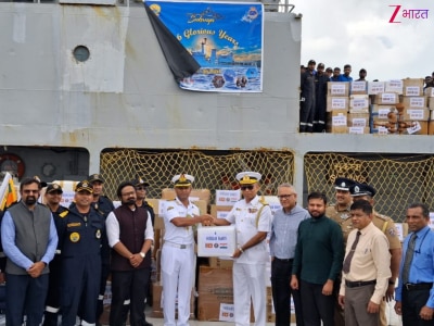 indian navy ins vikrant start sri lanka cyclone relief operation sagar bandhu 