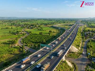 delhi mumbai expressway features length cost and travel time
