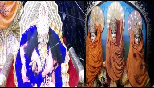 इंसानों के साथ-साथ ठंड में ठिठुरे भगवान, दमोह में मंदिरों में भगवानों को पहनाए गए गर्म कपड़े इंसानों के साथ-साथ ठंड में ठिठुरे भगवान, दमोह में मंदिरों में भगवानों को पहनाए गए गर्म कपड़े