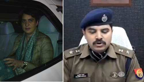 यूपी पुलिस ने नकारे प्रियंका गांधी के आरोप, कहा - कार इसलिए रोकी गई थी क्योंकि... यूपी पुलिस ने नकारे प्रियंका गांधी के आरोप, कहा - कार इसलिए रोकी गई थी क्योंकि...