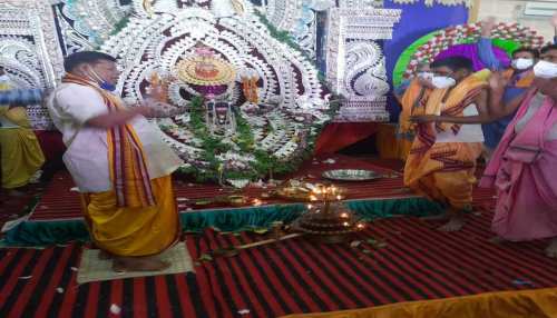 କୋଭିଡ କଟକଣା ସହ ସମ୍ପର୍ଣ୍ଣ ହେଲା ଦେବ ବିବାହ ଶୀତଳଷଷ୍ଠୀ କୋଭିଡ କଟକଣା ସହ ସମ୍ପର୍ଣ୍ଣ ହେଲା ଦେବ ବିବାହ ଶୀତଳଷଷ୍ଠୀ