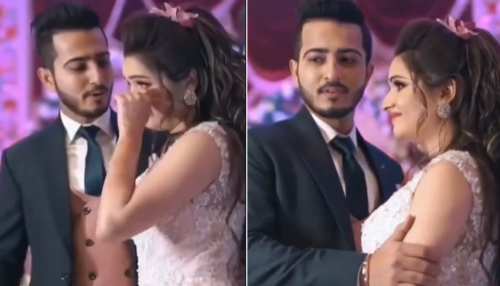 Video: स्टेज पर अचानक रो पड़ी दुल्हन को देख परेशान हुआ दूल्हा, फिर हुआ ऐसा Video: स्टेज पर अचानक रो पड़ी दुल्हन को देख परेशान हुआ दूल्हा, फिर हुआ ऐसा