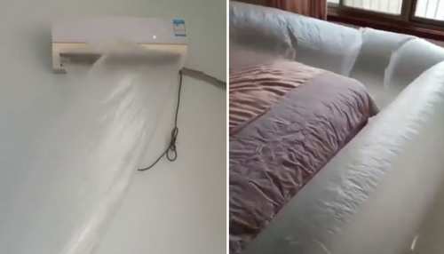 गर्मी में AC की ठंडी हवा पाने के लिए शख्स ने लगाया ऐसा Desi Jugaad, लोग बोले- गजब आइडिया है- देखें Video गर्मी में AC की ठंडी हवा पाने के लिए शख्स ने लगाया ऐसा Desi Jugaad, लोग बोले- गजब आइडिया है- देखें Video