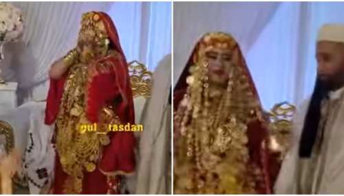 Wedding Video: सोने से लदी दुल्हन ने शादी में किया डांस, लोगों ने की बप्पी लहरी से तुलना Wedding Video: सोने से लदी दुल्हन ने शादी में किया डांस, लोगों ने की बप्पी लहरी से तुलना