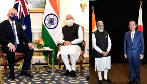PM Modi ने ऑस्ट्रेलिया और जापान के प्रधानमंत्रियों से की मुलाकात, इन मुद्दों पर हुई चर्चा PM Modi ने ऑस्ट्रेलिया और जापान के प्रधानमंत्रियों से की मुलाकात, इन मुद्दों पर हुई चर्चा